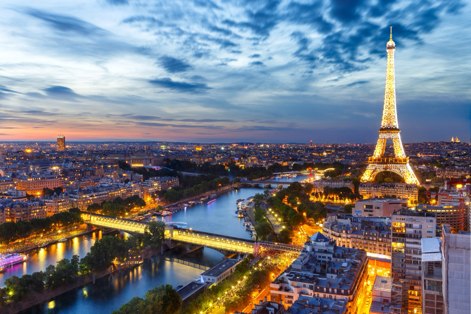 Toits de Paris vue panoramique
